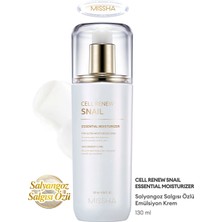 MISSHA Salyangoz Özlü Nemlendirici Emülsiyon Super Aqua Cell Renew Snail Essential Moisturizer 130ml