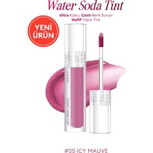 Clio Ultra Kalıcı, Canlı Renk Sunan Hafif Yapılı Tint Water Soda Tint (05 Icy Mauve)