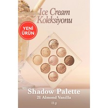 Dasique Mat ve Işıltılı Renk Seçenekleri Sunan Far Paleti Shadow Palette (#21 Almond Vanilla)