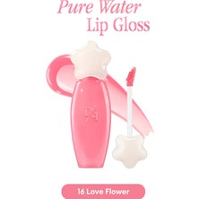 Dasique Nemlendirici ve Besleyici, Dudak Parlatıcısı Pure Water Lip Gloss (16 Love Flower)