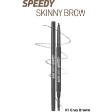Ultra İnce Uçlu, Doğal Görünüm Veren Kaş Kalemi PERIPERA Speedy Skinny Brow (1 Gray Brown)