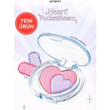 Peripera İki Renkli, Kalp Tasarımlı, Yoğun Işıltılı Highlighter Heart Pocketbeam (02 Cool Lighting)