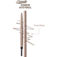 Peripera Doğal Görünüm Sunan Asansörlü Kaş Kalemi Speedy Eyebrow Auto Pencil (05 Taupe Beige)