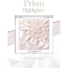Clio Mikro İnci Tanecikleriyle Yoğun Işıltı Sağlayan Highlighter Prism Highlighter 04 Grace Opal
