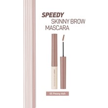 Peripera Renklendirici ve Sabitleyici Kaş Maskarası Speedy Skinny Brow Mascara 05 Peony Ash