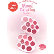 Dasique 9 Renkli Ruj & Allık Paleti Mood Painting Lip & Cheek Palette (#03 Pink Coloring)
