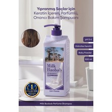 Milk Baobab Yıpranmış Saçı Onaran Parfümlü Keratinli Şampuan Perfume Shampoo (Baby Powder)