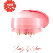Dasique Yoğun Parlaklık Sunan, Meyve Renklerinde Kavanozda Dudak Balmı Fruity Lip Jam 01 Peach Jam