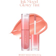 Kalıcı, Pigmentli, Parlak Bitişli Tint PERIPERA Ink Mood Glowy Tint (01 Best Beige Menu)