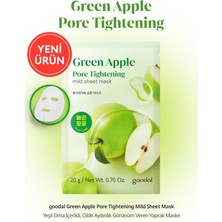 Yeşil Elma İçerikli Yaprak Maske GOODAL Green Apple Pore Tightening Mild Sheet Mask