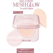 Clio Hyalüronik Asit İçerikli Kill Cover Mesh Glow Essential Cushion Set (19C Light) SPF50+ PA++++