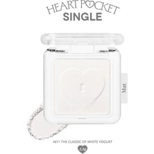 Peripera Kişiselleştirilebilir Mat Tekli Far Heart Pocket Single (M11 The Classic Of White Yogurt)
