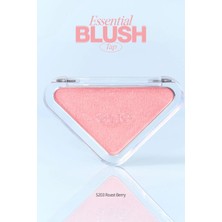 Clio Katmanlanabilir Yumuşak Dokulu Işıltılı Bitiş Sunan Allık Essential Blush Tap (S203 Roast Berry