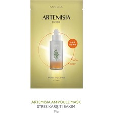 MISSHA Hassas Ciltler İçin Artemisia Özü İçeren Nemlendirici Yaprak Maske Artemisia Ampoule Mask