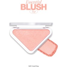 Clio Katmanlanabilir Yumuşak Dokulu Işıltılı Bitiş Sunan Allık Essential Blush Tap (S201 Coral Posy)