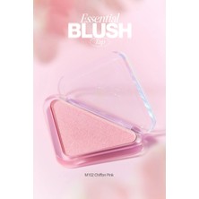 Katmanlanabilir Yumuşak Dokulu Kadife Bitişli Allık CLIO Essential Blush Tap (M102 Chiffon Pink)