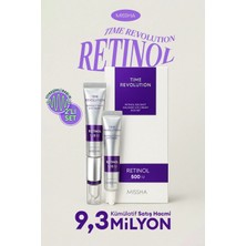 MISSHA Kırışıklık Karşıtı Titreşimli 2li Göz Bakım Kremi Time Revolution Retinol 500 Shot Eye Cream Duo Set