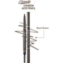 Doğal Görünüm Sunan Asansörlü Kaş Kalemi PERIPERA Speedy Eyebrow Auto Pencil (01 Black Brown)