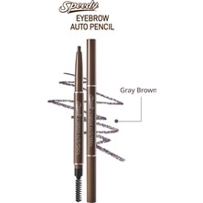 Doğal Görünüm Sunan Asansörlü Kaş Kalemi PERIPERA Speedy Eyebrow Auto Pencil (02 Gray Brown)