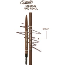 Doğal Görünüm Sunan Asansörlü Kaş Kalemi PERIPERA Speedy Eyebrow Auto Pencil (03 Brown)