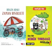 Can Yayınları Zaman Bisikleti 1 (Bilgin Adalı) ve Sen Bir Kemik Torbası Değilsin - Popüler Fen