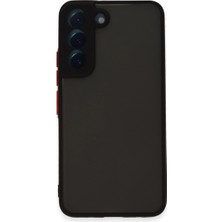 Moresun Buğz Samsung Galaxy S22 Kılıf Montreal Silikon Kapak - Siyah