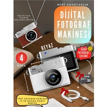 Retro Dijital Fotoğraf Makinesi Hd Video Kamera Mini Kolye Anahtarlık Şarjlı Çocuk Cep Kamerası