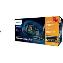 Philips Phılıps XB9185/07 Marathon Ultımate Supürge + HD6301/90 Tost Makinesi