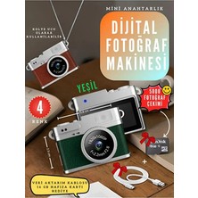 Retro Dijital Fotoğraf Makinesi Hd Video Kamera Mini Kolye Anahtarlık Şarjlı Çocuk Cep Kamerası