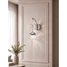 Osc Home Aydınlatma Tasarım LED Aplık Krom