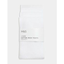 Marks & Spencer 3'lü Freshfeet™ Külotlu Çorap Seti (2-16 Yaş)