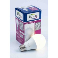 Elitled 12W Beyaz LED Ampul 10'lu Paket