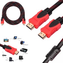 Poke HDMI Kablo 1.4V Örgülü Gold 3mt PK-6864