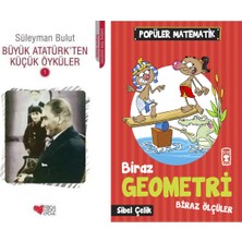 Can Yayınları Büyük Atatürk'ten Küçük Öyküler 1 (Süleyman Bulut) ve Biraz Geometri Biraz Ölçüler - Popüler Matematik