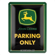 Nostalgic-Art 26182 John Deere – Parking Only, Sac Levha 15 x 20 cm
