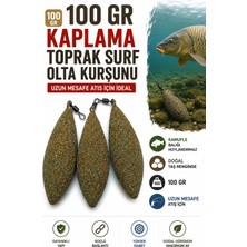 Sr Sazanrig Kaplama Uzun Damla Tipi Olta Kurşunu Toprak 100 gr (3 Adet)