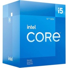 Intel Core Cı5 12400F 2.5ghz 18MB 1700P Fanlı (Box)