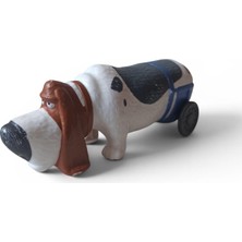 Hureggo Vintage Burger King King Jr. 2016 Evcil Hayvanların Gizli Yaşamı Pops (Tekerlekli Köpek) Figür Oyuncak - 13 cm