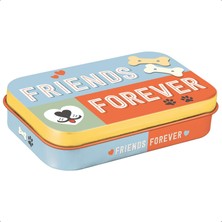 Nostalgic-Art 82203 Retro Leckerli Kutu Pati Levhası – Friends Forever – Köpek Sahipleri Için Hediye, Yolculuk Için Sac Kutu, Vintage Tasarım, 1 Adet (Tekli Paket)