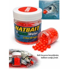 Sr Sazanrig  Renat Carp Renatbait Deniz ve Tatlı Su Levrek Çupra Alabalık Silikon Yem Karides Kokulu 6 mm (90 Adet)