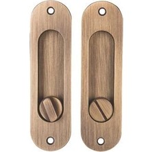 Hafele Oval Gömme Kulp (Wc) Antik Bronz