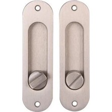 Hafele Oval Gömme Kulp (Wc) Mat Nikel