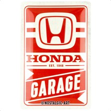 Nostalgic-Art Retro Sac Levha, 20 x 30 Cm, Honda Garajı, Honda Hayranları Için Hediye Fikri, Resmi Lisanslı Ürün (Olp), Metal Vintage Tasarım