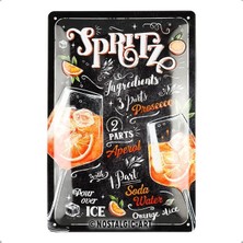 Nostalgic-Art Retro Sac Levha, 20 x 30 Cm, Aperol Spritz – Hediye Fikri, Bar Aksesuarı Olarak, Metal, Vintage Tasarım, Sac Levhalar, Sözler