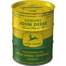 Nostalgic-Art - John Deere - Özel Purpose Yağlı Kumbara, Traktör Hayranları Için Hediyeler, Metal Kumbara Olarak Vintage Sac Para Kutusu