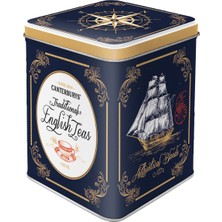 Nostaljik Sanat Çay Teneke - Geleneksel Ingiliz Çayları (100G Için), 31304