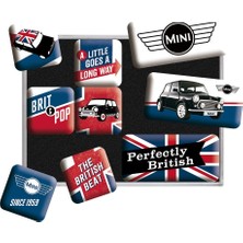 Nostalgic-Art 83079 Mini – Union Jack, Magnet-Set (9teılıg)