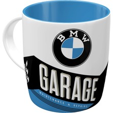 Nostalgic-Art Retro Kahve Kupası, 330 Ml, Bmw – Garaj – Araba Aksesuarı Hayranları Için Hediye Fikri, Seramik Fincan, Vintage Tasarım