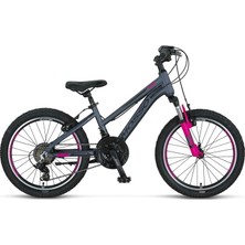 Mosso Wıldfıre L-20-V Kız Çocuk Bisikleti 280H 20 Jant 18 Vites Antrasit Pembe