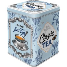 Nostalgic-Art Retro Çay Kutusu, 100 G, Klasik Çay – Çay Severler Için Hediye Fikri, Çay ve Çay Poşeti Saklama, Vintage Tasarım